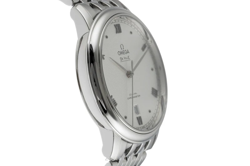 Omega De Ville steel automatic men's watch 424.10.40.20.02.006 LP: 4100EUR [2503879]