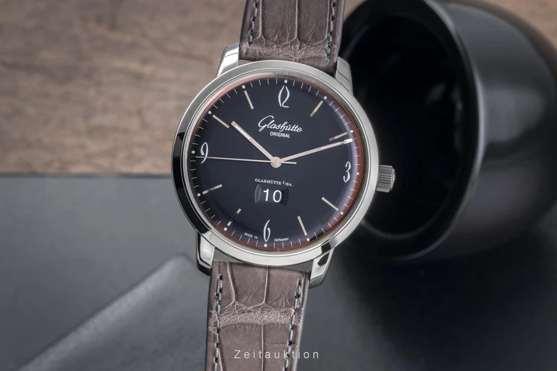 Glashütte Sixties steel automatic men's watch 39-47-03-02-04 [2503943]