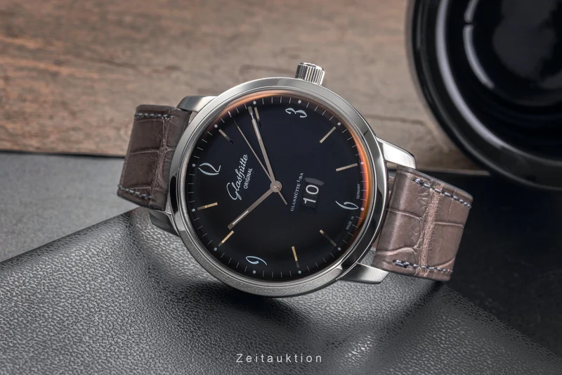 Glashütte Sixties steel automatic men's watch 39-47-03-02-04 [2503943]