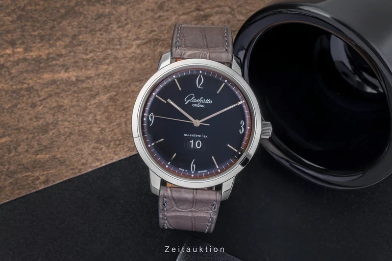 Glashütte Sixties steel automatic men's watch 39-47-03-02-04 [2503943]