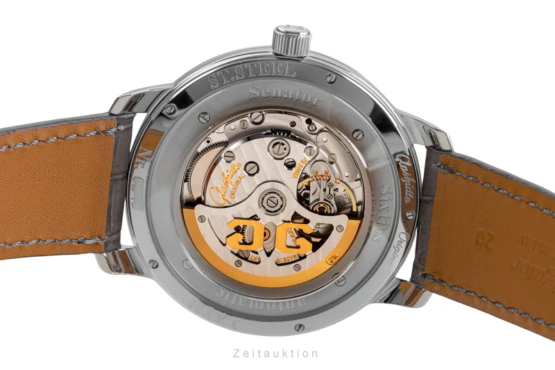 Glashütte Sixties steel automatic men's watch 39-47-03-02-04 [2503943]