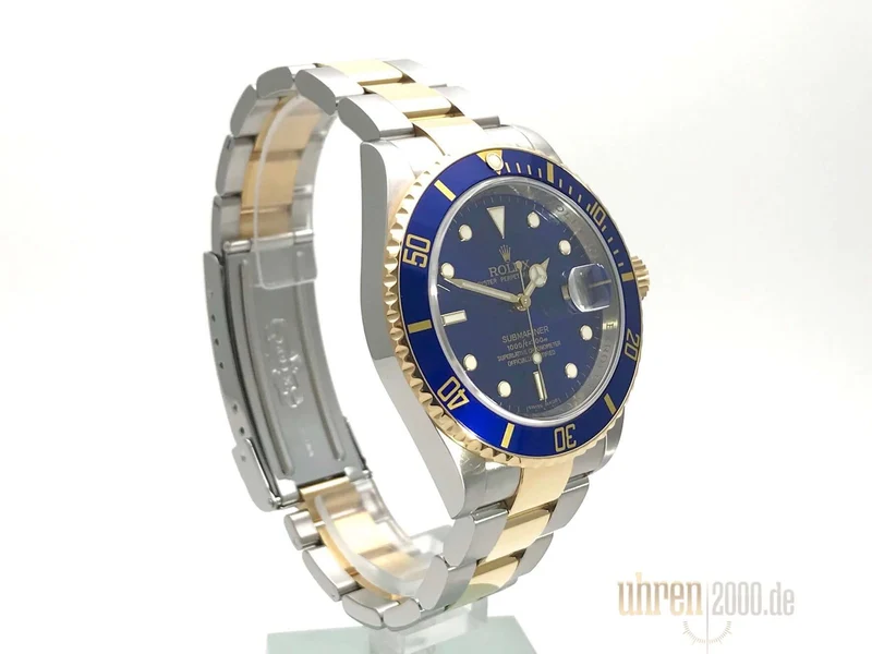 Rolex Submariner Date Edelstahl Gelbgold 16613 LC100 aus 2008