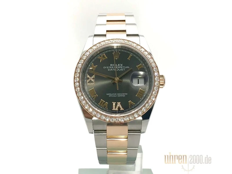 Rolex Datejust 36 126281RBR Rhodium Römisch Diamant
