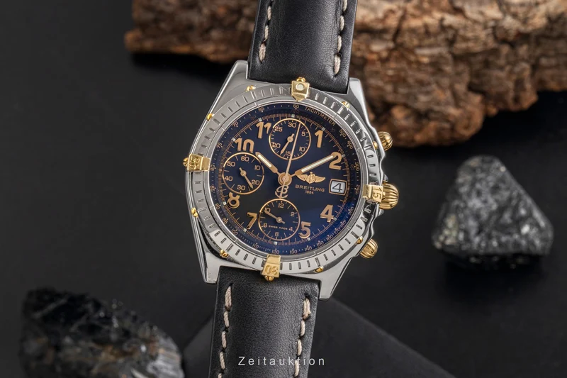 Breitling Chronomat chronograph steel / gold automatic men's watch B13050.1 [2503816]