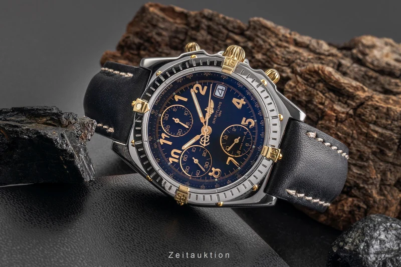 Breitling Chronomat chronograph steel / gold automatic men's watch B13050.1 [2503816]