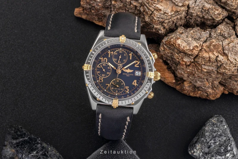 Breitling Chronomat chronograph steel / gold automatic men's watch B13050.1 [2503816]