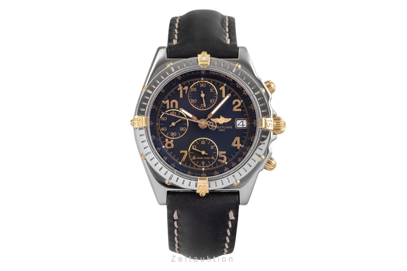 Breitling Chronomat chronograph steel / gold automatic men's watch B13050.1 [2503816]