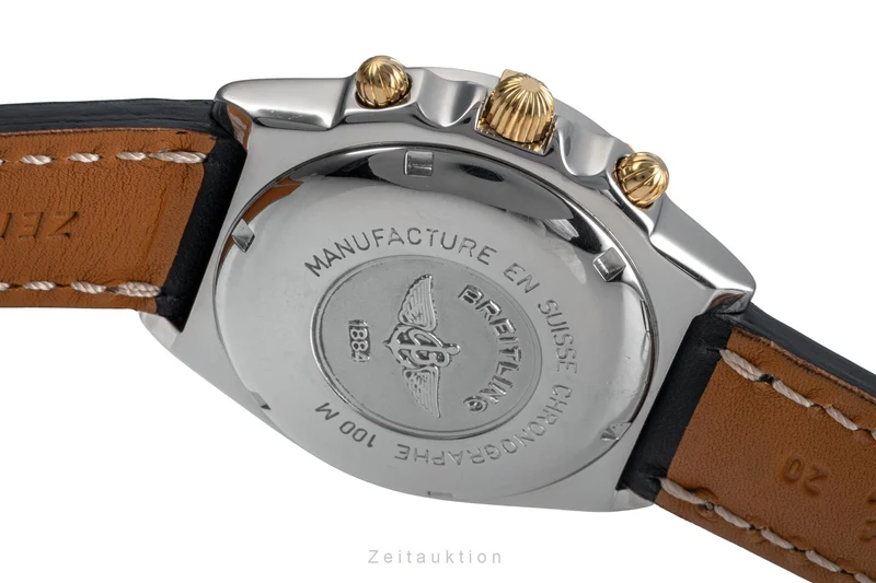 Breitling Chronomat chronograph steel / gold automatic men's watch B13050.1 [2503816]