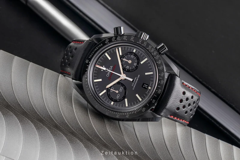 Omega Speedmaster Moonwatch chronograph ceramic automatic men's watch 311.92.44.51.01.003 LP: 13900EUR [2504153]