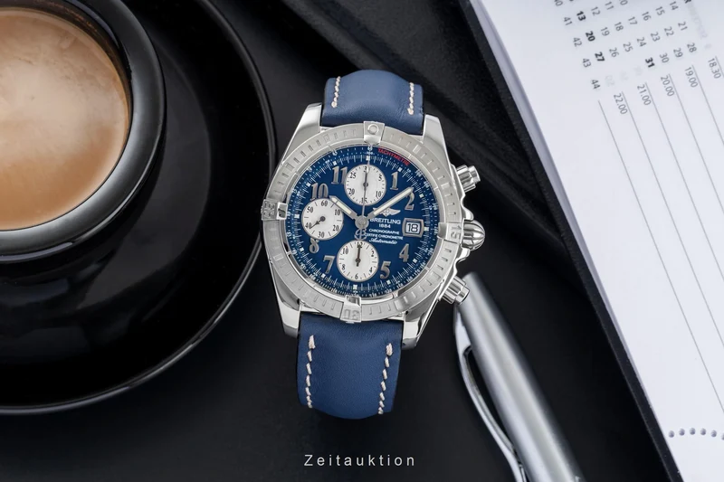 Breitling Evolution chronograph steel automatic men's watch A13356 A156C47PA [2503386]