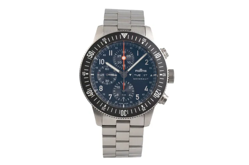 Fortis chronograph steel automatic men's watch W.204.0020 LP: 4950EUR [2503930]