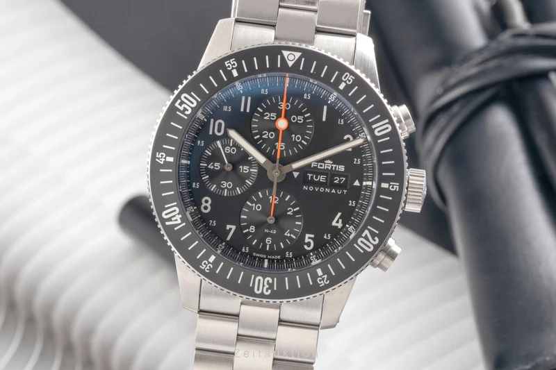 Fortis chronograph steel automatic men's watch W.204.0020 LP: 4950EUR [2503930]