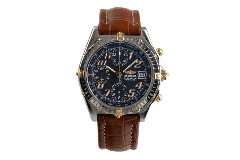 Breitling Chronomat chronograph steel / gold automatic men's watch B13050.1 [2503805]