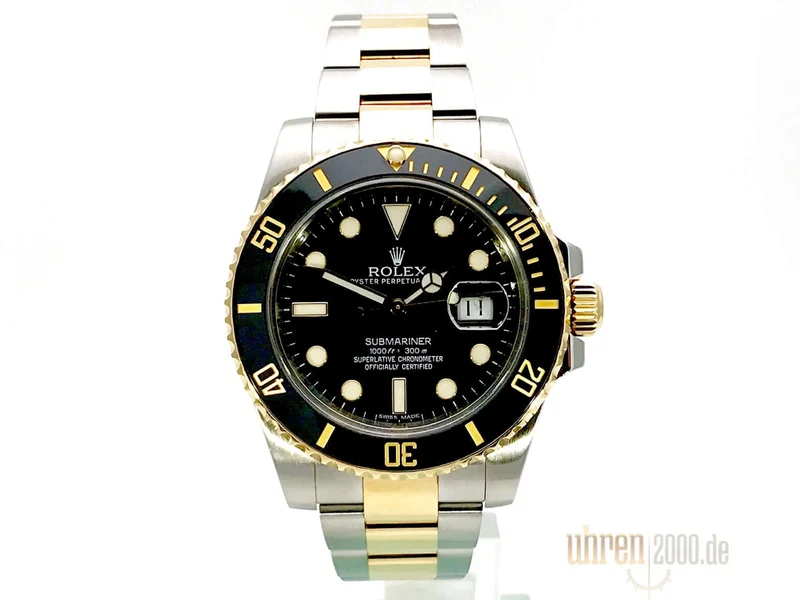 Rolex Submariner Date 116613 LN Edelstahl Gelbgold aus 2014