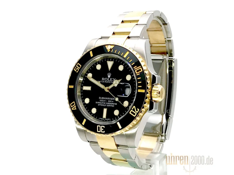 Rolex Submariner Date 116613 LN Edelstahl Gelbgold aus 2014