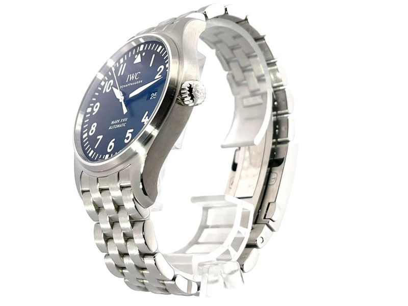 IWC Pilots Watch Fliegeruhr Mark XVIII IW327015 Edelstahlband