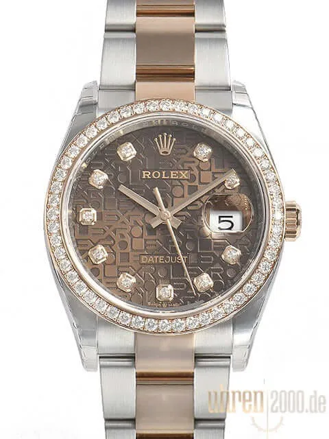 Rolex Datejust 36 126281RBR Schoko J Diamant