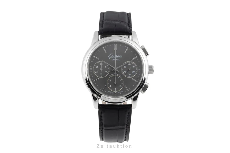 Glashütte Senator chronograph steel automatic men's watch 39-31-14-23-04 [2503763]