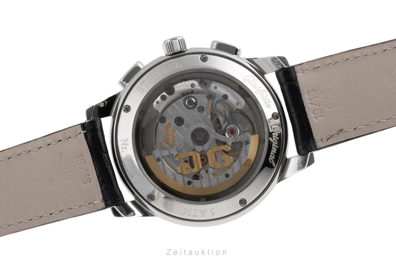 Glashütte Senator chronograph steel automatic men's watch 39-31-14-23-04 [2503763]