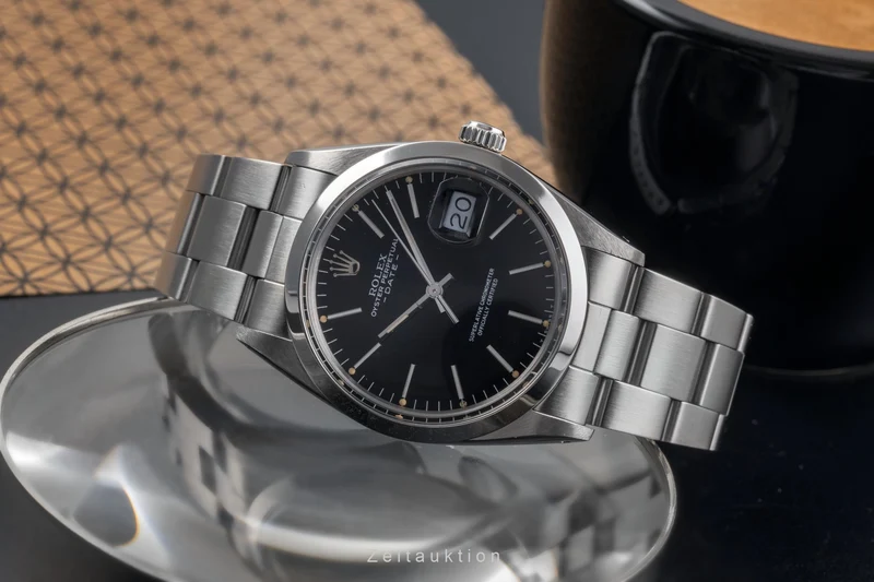 Rolex Date steel automatic men's watch 15000 [2405271]