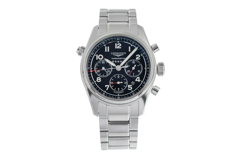 Longines Spirit chronograph steel automatic men's watch L3.820.4.53.6 [2503207]