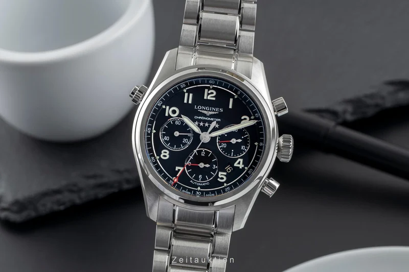 Longines Spirit chronograph steel automatic men's watch L3.820.4.53.6 [2503207]