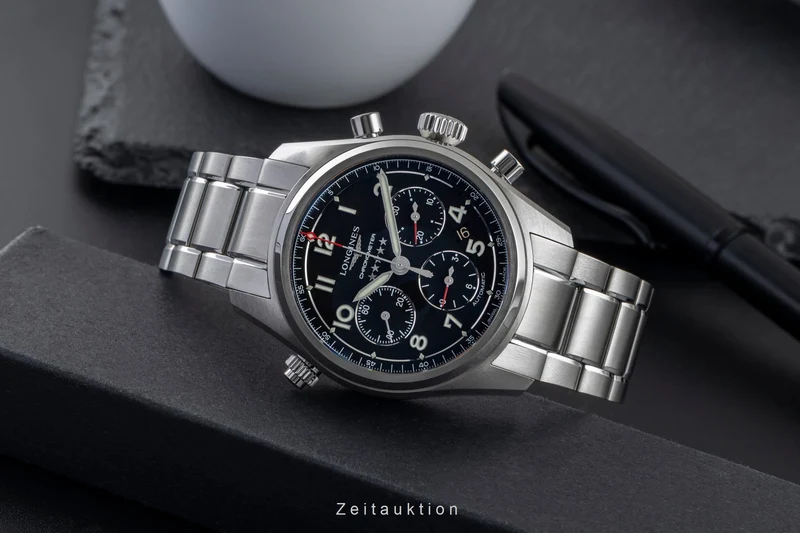 Longines Spirit chronograph steel automatic men's watch L3.820.4.53.6 [2503207]