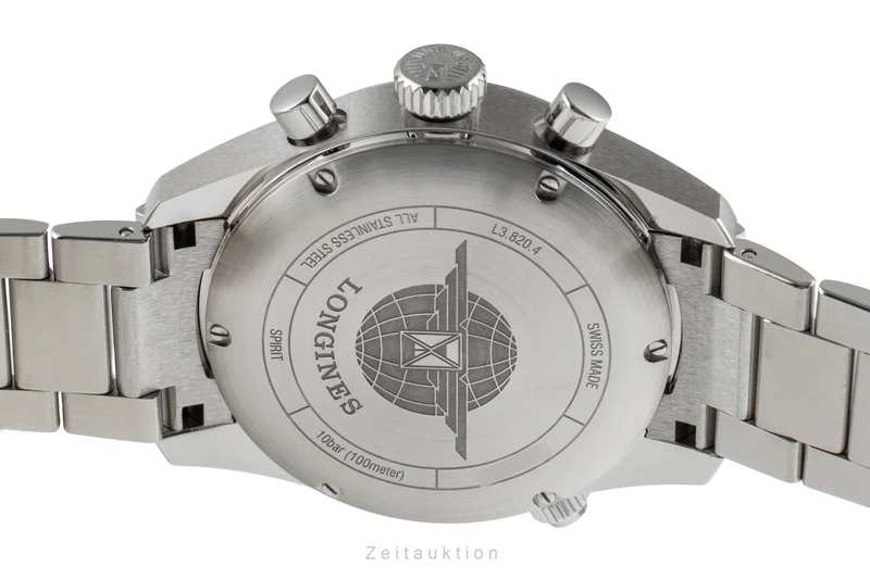 Longines Spirit chronograph steel automatic men's watch L3.820.4.53.6 [2503207]