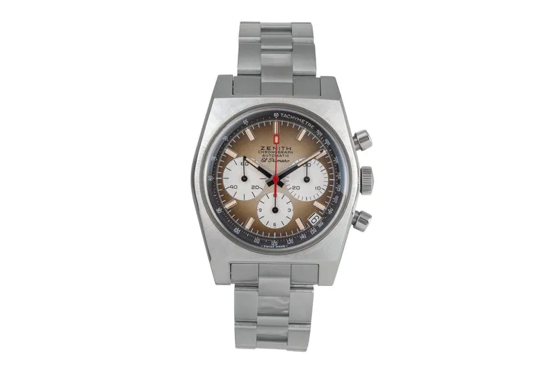 Zenith Chronomaster chronograph steel automatic men's watch 03.A384.400/385.M385 LP: 9800EUR [2503798]