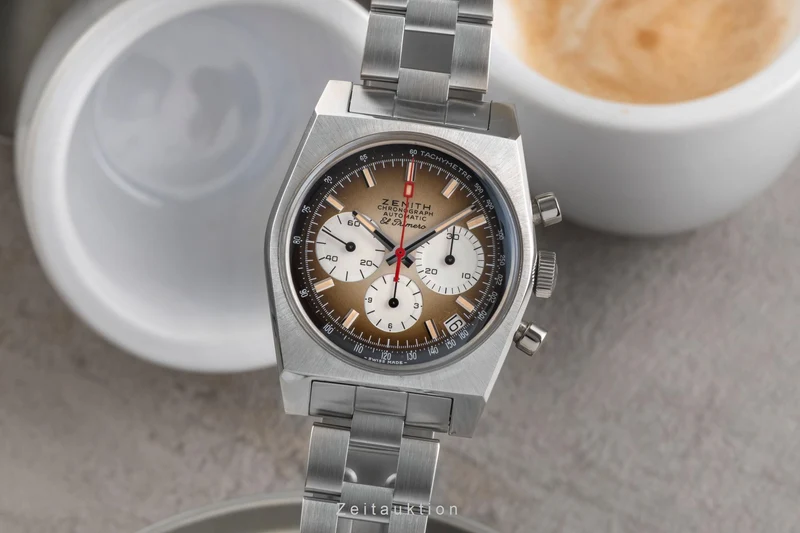 Zenith Chronomaster chronograph steel automatic men's watch 03.A384.400/385.M385 LP: 9800EUR [2503798]