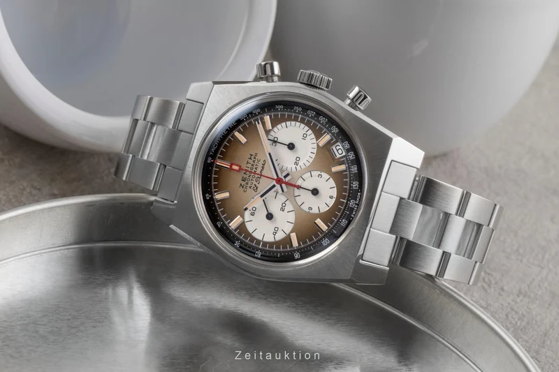 Zenith Chronomaster chronograph steel automatic men's watch 03.A384.400/385.M385 LP: 9800EUR [2503798]