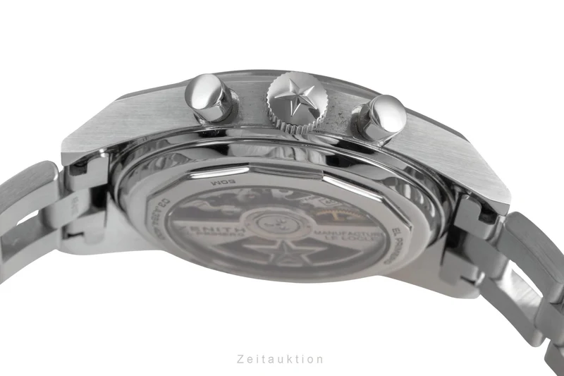 Zenith Chronomaster chronograph steel automatic men's watch 03.A384.400/385.M385 LP: 9800EUR [2503798]