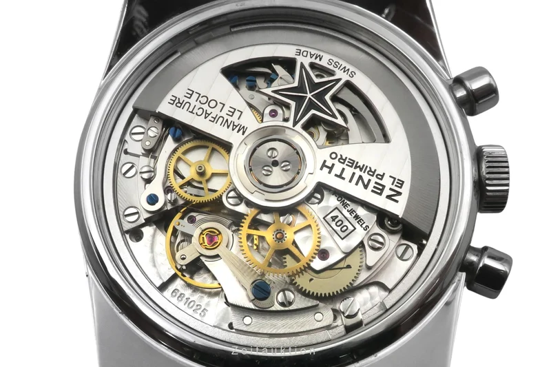 Zenith Chronomaster chronograph steel automatic men's watch 03.A384.400/385.M385 LP: 9800EUR [2503798]