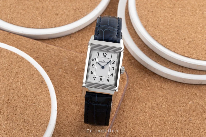 Jaeger LeCoultre Reverso steel quartz women's watch Q2618540, 221.8.47 LP: 7500EUR [2503357]