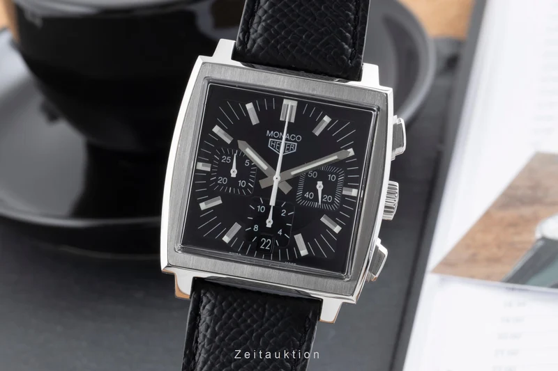Tag Heuer Monaco chronograph steel automatic men's watch CS2111 [2502742]