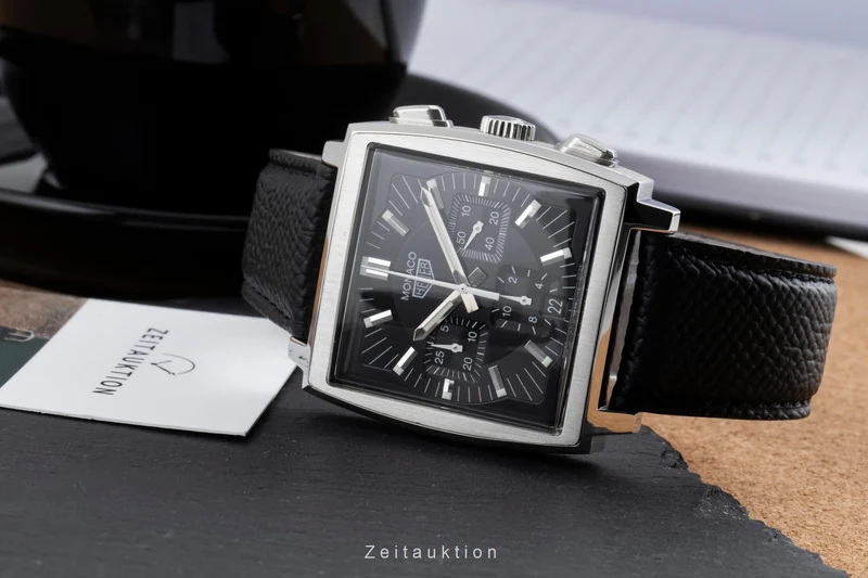 Tag Heuer Monaco chronograph steel automatic men's watch CS2111 [2502742]