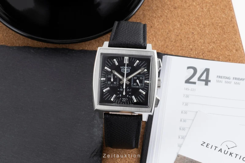 Tag Heuer Monaco chronograph steel automatic men's watch CS2111 [2502742]