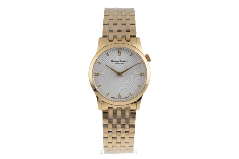 Bruno Söhnle Glashütte Bologna IV gilt / steel quartz women's watch 17-33231-240 [2503975]