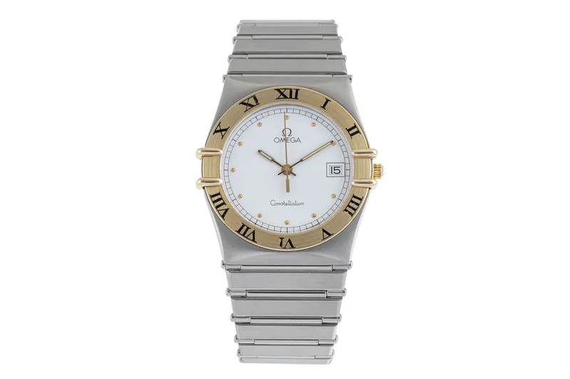 Omega Constellation steel / gold quartz men's watch 398.0876 [2503088]