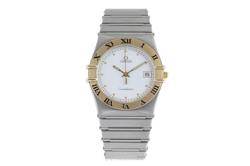 Omega Constellation steel / gold quartz men's watch 398.0876 [2503088]