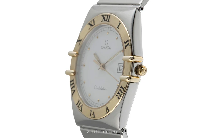 Omega Constellation steel / gold quartz men's watch 398.0876 [2503088]