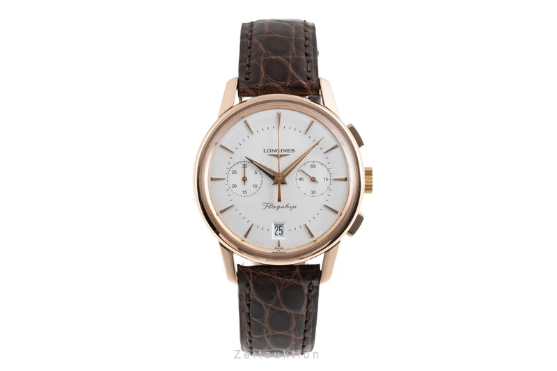 Longines Flagship 18 ct red gold automatic men's watch L4.756.8.72.0 [2503397]