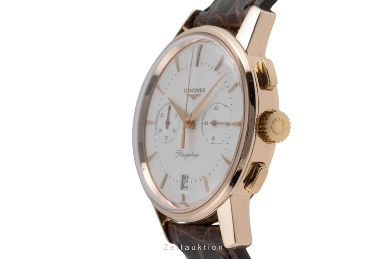 Longines Flagship 18 ct red gold automatic men's watch L4.756.8.72.0 [2503397]
