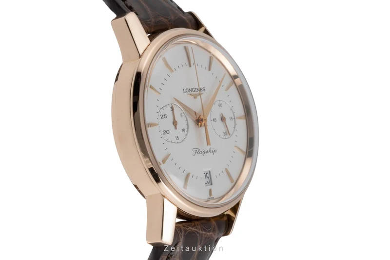 Longines Flagship 18 ct red gold automatic men's watch L4.756.8.72.0 [2503397]
