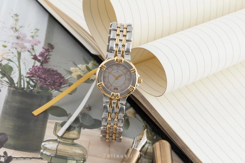 Maurice Lacroix gilt / steel quartz women's watch 75326 [2503786]
