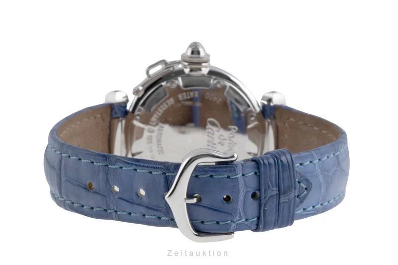Cartier Pasha 18 ct white gold automatic women's watch WJ101456 LP: 35200EUR [2503811]