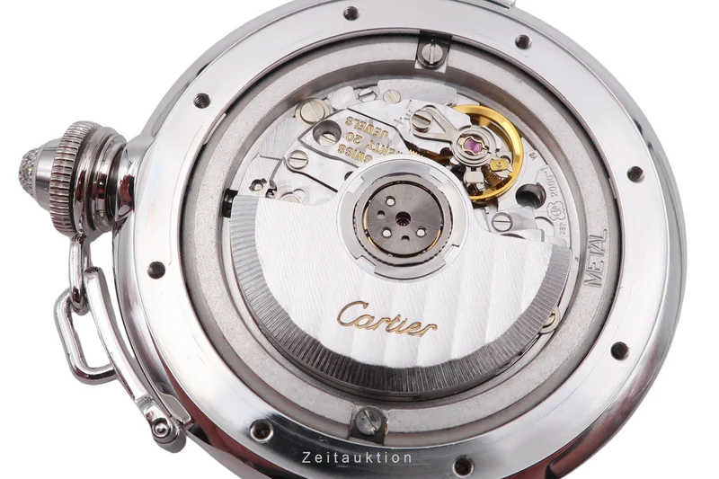 Cartier Pasha 18 ct white gold automatic women's watch WJ101456 LP: 35200EUR [2503811]