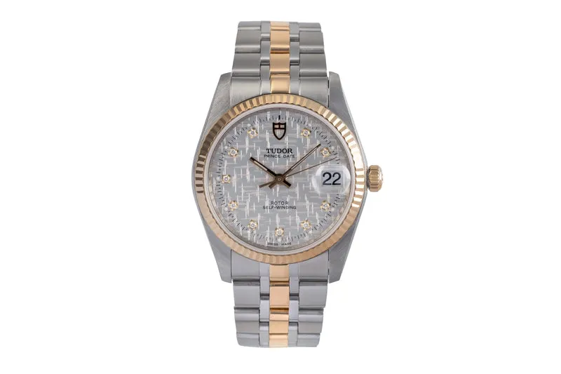 Tudor Prince Date steel / gold automatic men's watch 74033 [2503112]
