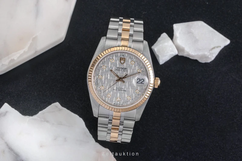 Tudor Prince Date steel / gold automatic men's watch 74033 [2503112]