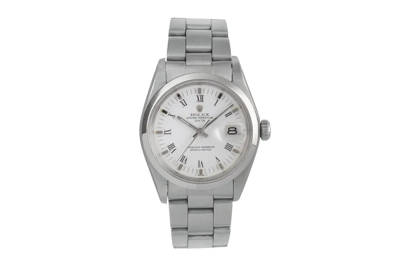 Rolex Date steel automatic men's watch 1500 [2503048]